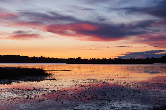 Boston Pond Sunset